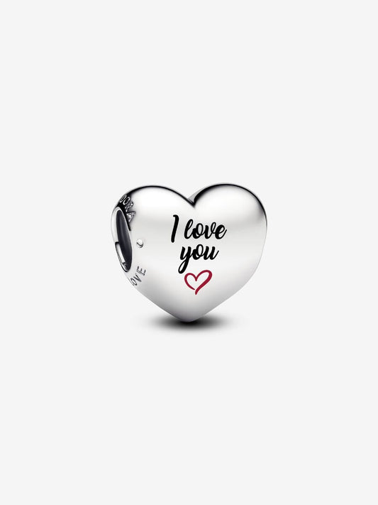 i love You Charm Sterling silver