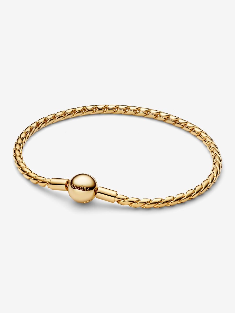 Round Clasp Wing Chain Bracelet
14k gold plating