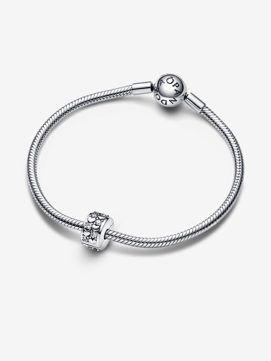 Infinite Hearts Sparkling Clip Charm