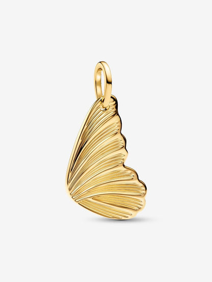 Engravable Butterfly Wing Tag Pendant
14k gold plating