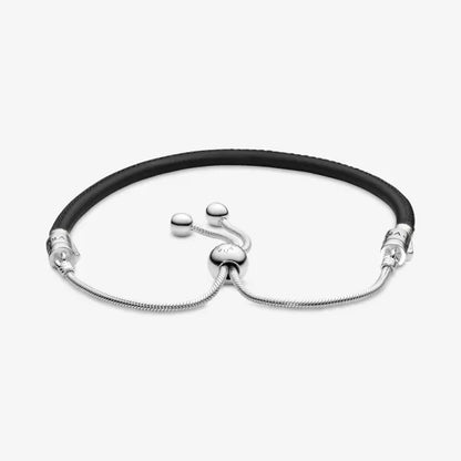 Sliding Leather Bracelet
