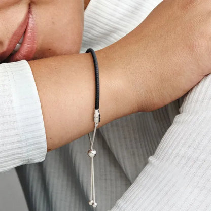 Sliding Leather Bracelet