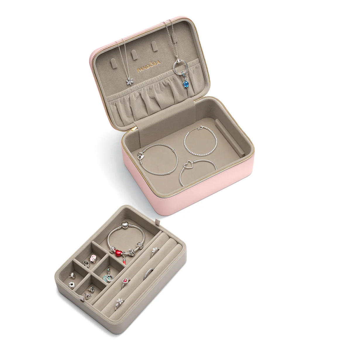 Light pink jewellery box