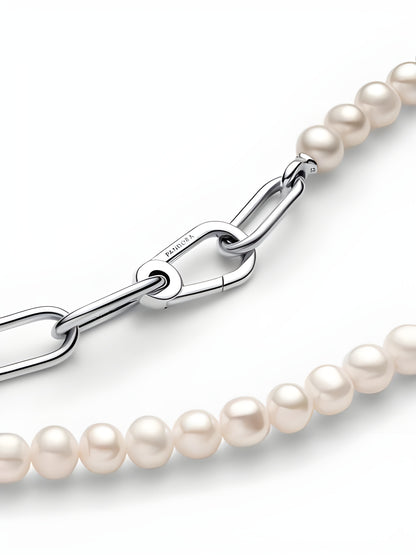 Pandora ME Treated Freshwater Cultured Pearl Necklace