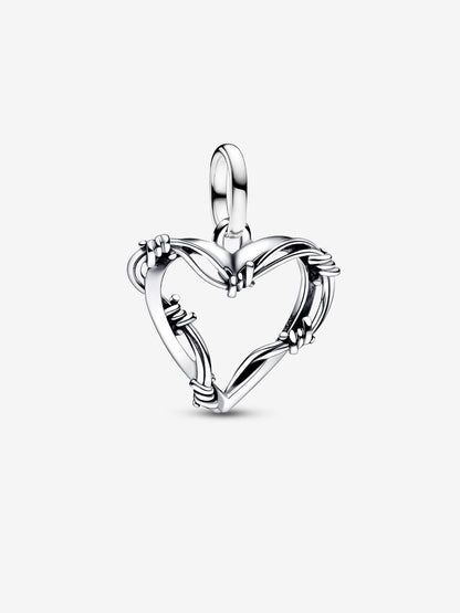 Wire Heart Medallion Charm