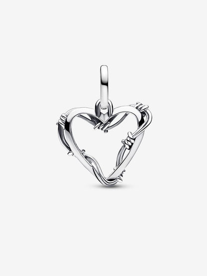 Wire Heart Medallion Charm