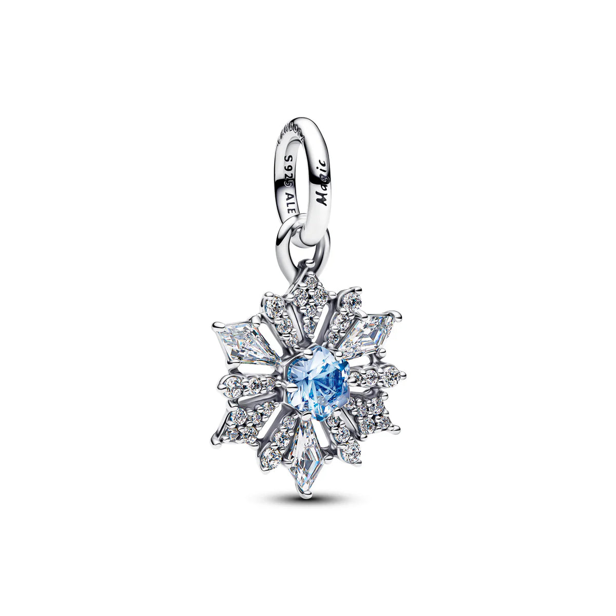 Disney Frozen Queen Elsa Snowflake Dangle Charm