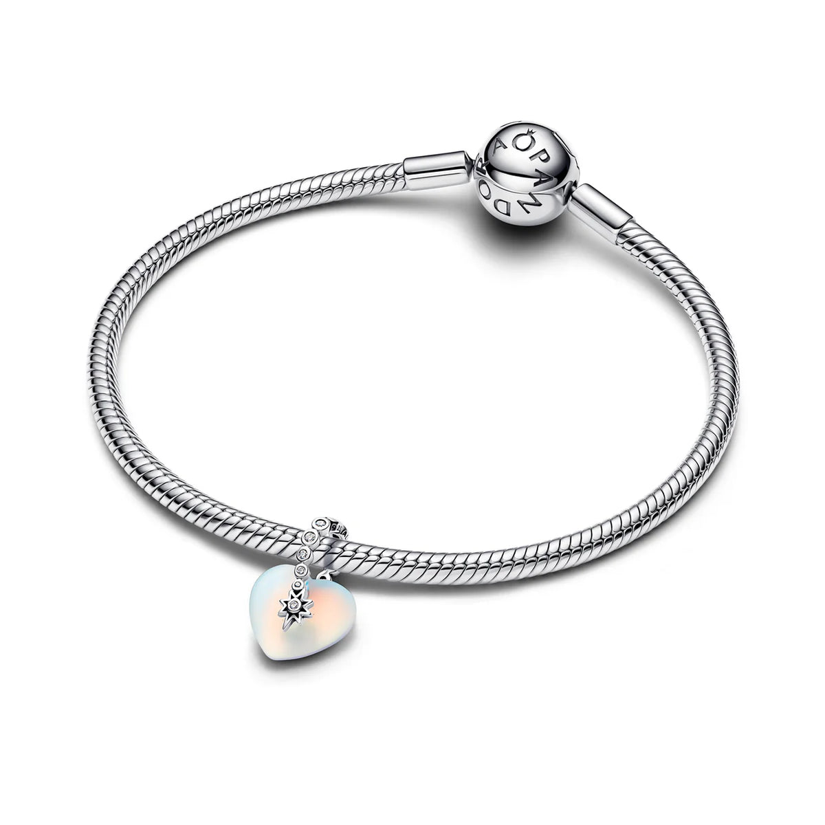 Shooting Star & Heart Dangle Charm
