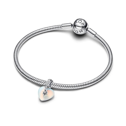 Shooting Star & Heart Dangle Charm