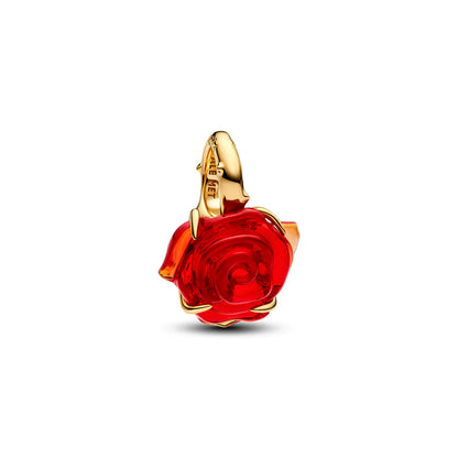 Disney Beauty and the Beast Enchanted Rose Dangle Charm
14k gold plating