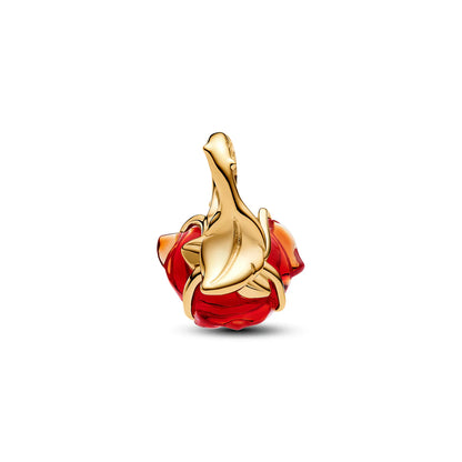 Disney Beauty and the Beast Enchanted Rose Dangle Charm
14k gold plating