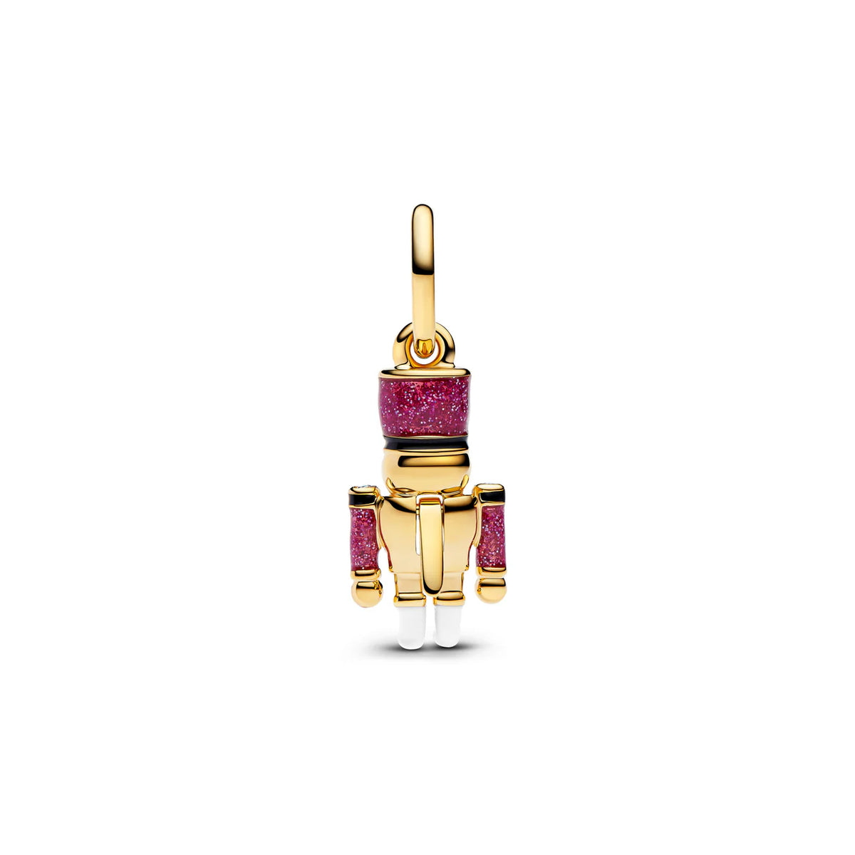 Moveable Nutcracker Dangle Charm
14k gold plating