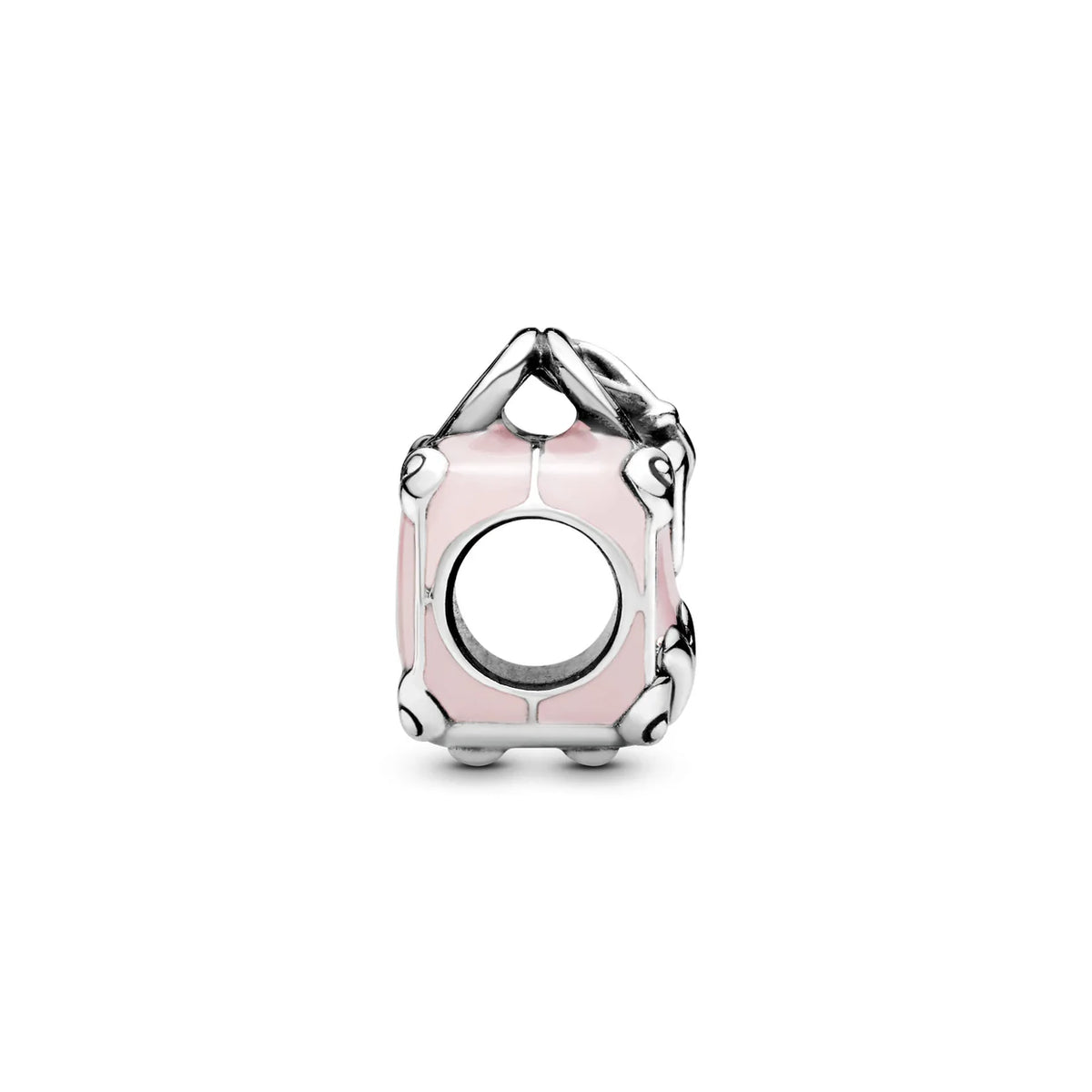 Suitcase Silver Charm