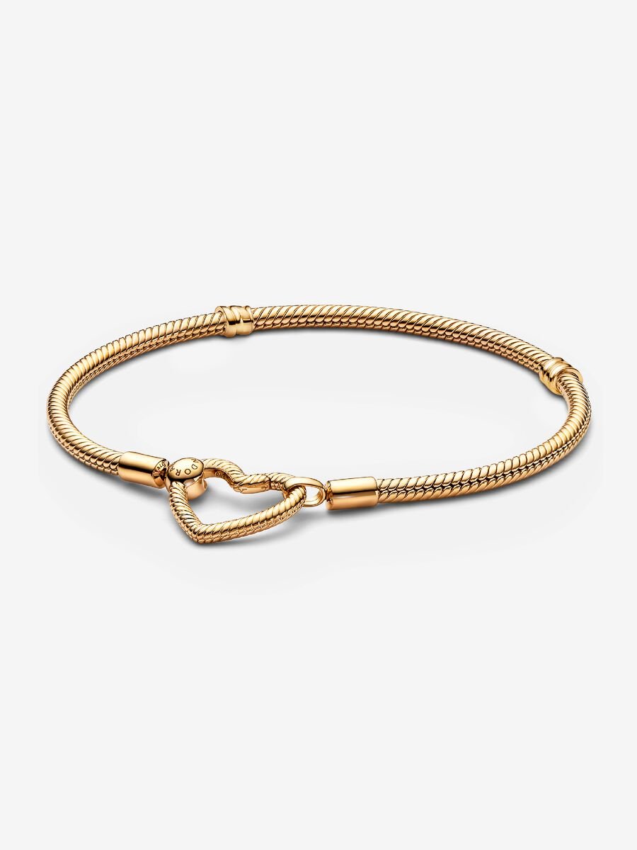 Heart Closure Snake Chain Bracelet