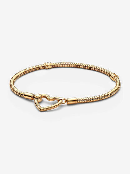 Heart Closure Snake Chain Bracelet