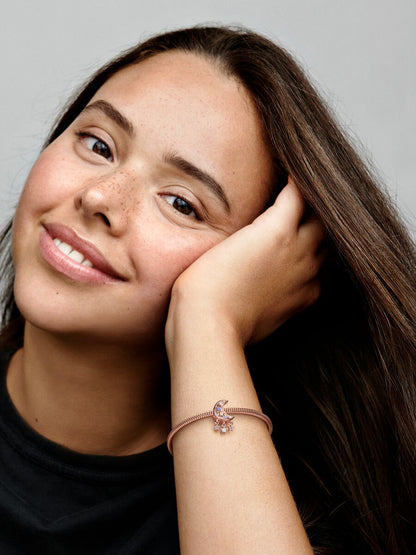 Star & Crescent Moon Charm
14k rose gold plating
