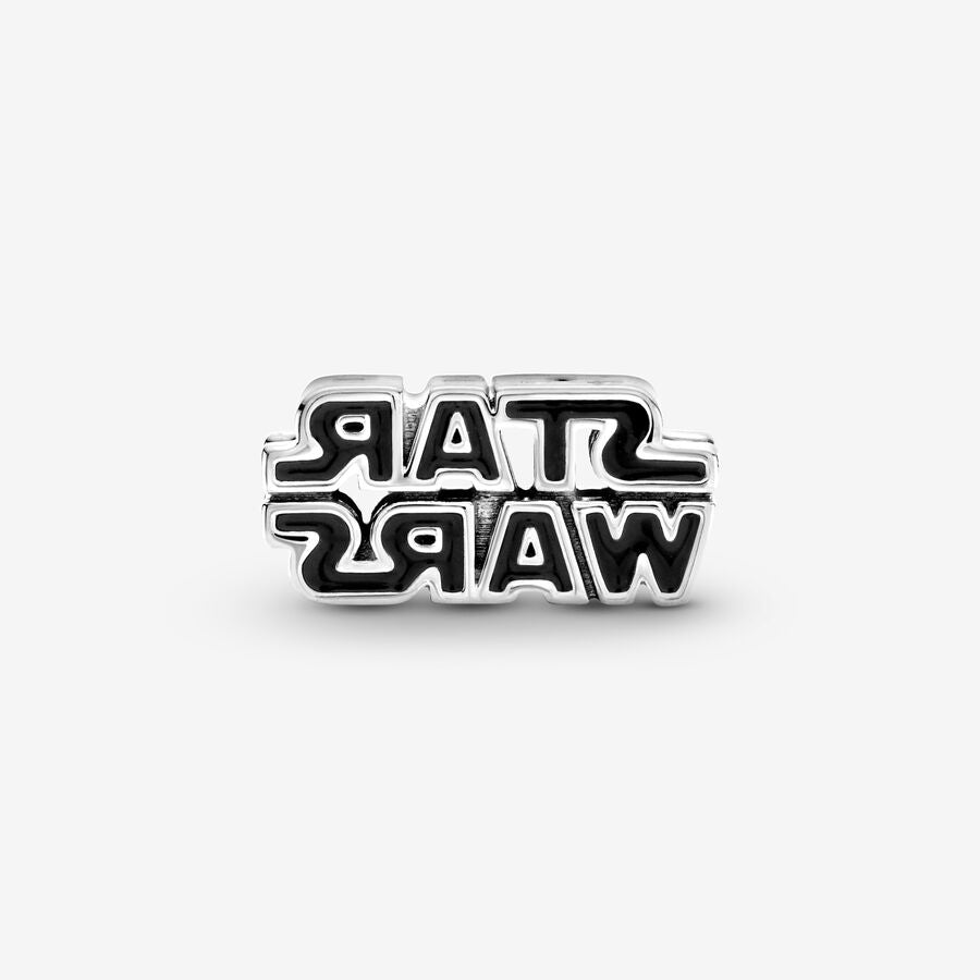 Star Wars Silver 3D Logo Charm