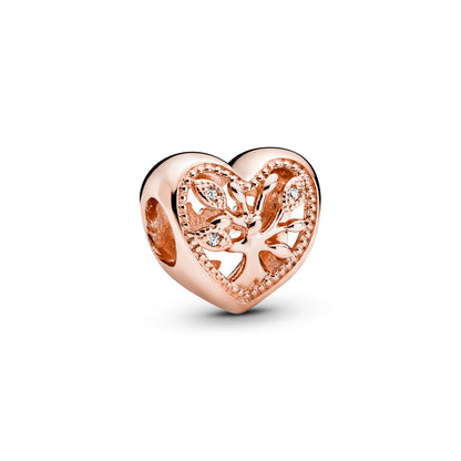 Openwork Family Roots 14K Rose Gold-Plated