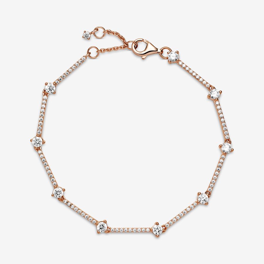 Sparkling Pavé Bars Bracelet