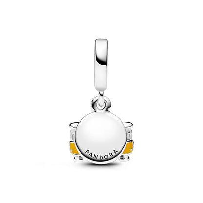 Engravable Lisbon Tram Sterling Silver Double Dangle