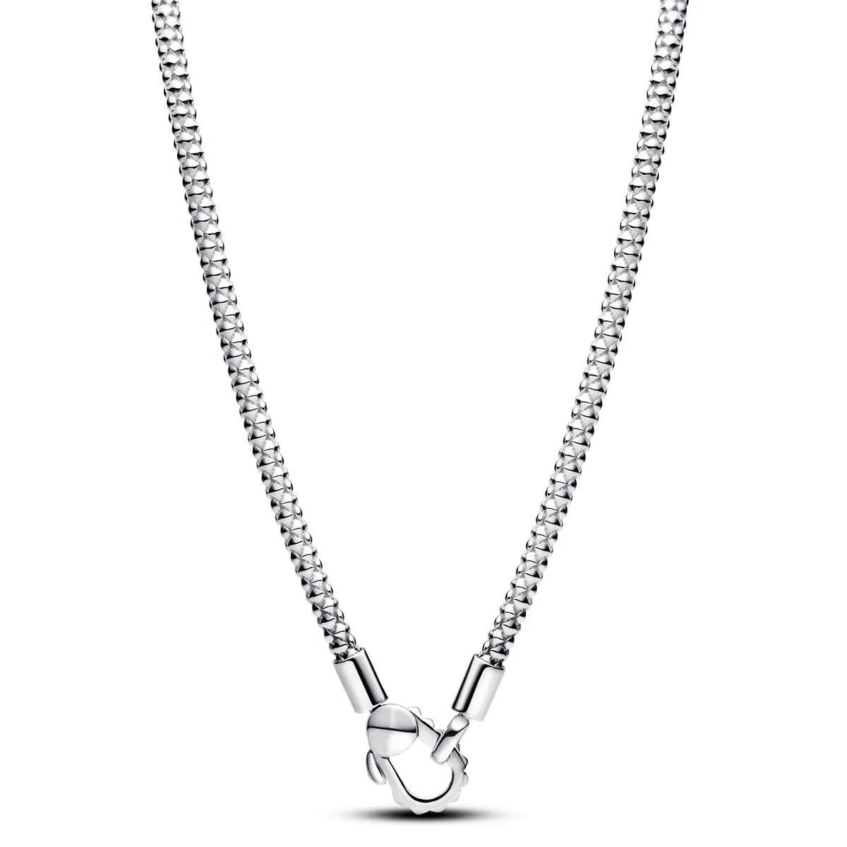 Studded Chain Sterling Silver Necklace