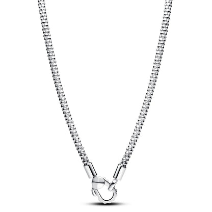 Studded Chain Sterling Silver Necklace