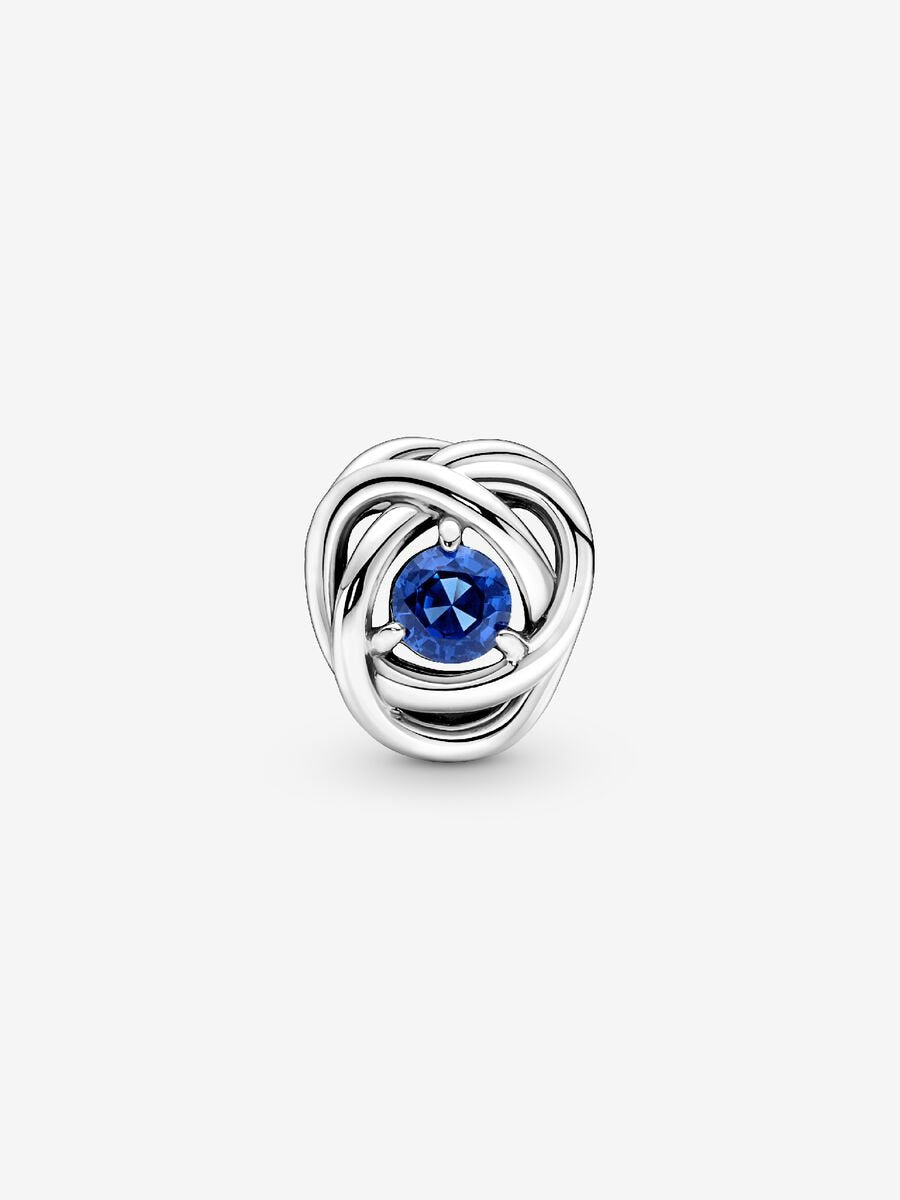 September Birthstone Eternity Circle Charm
Sterling silver