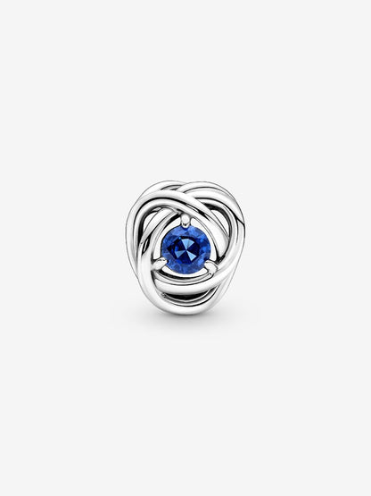 September Birthstone Eternity Circle Charm
Sterling silver