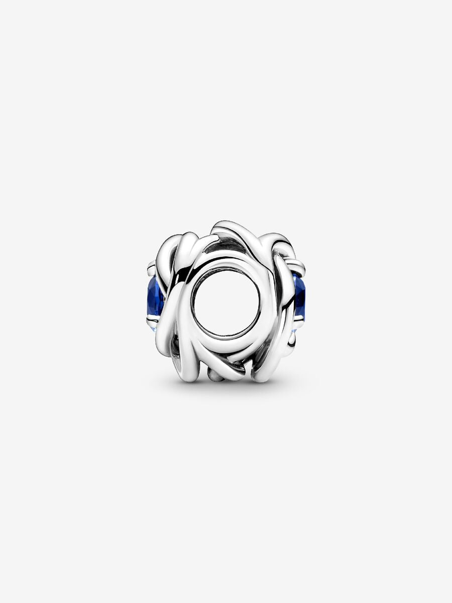 September Birthstone Eternity Circle Charm
Sterling silver