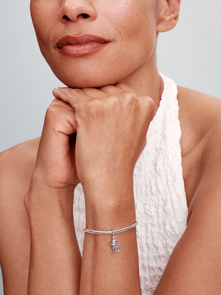 Skier Dangle Charm