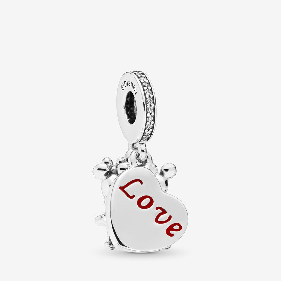 Disney Mickey Mouse & Minnie Mouse Love Dangle Charm