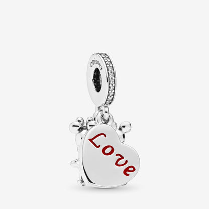 Disney Mickey Mouse & Minnie Mouse Love Dangle Charm