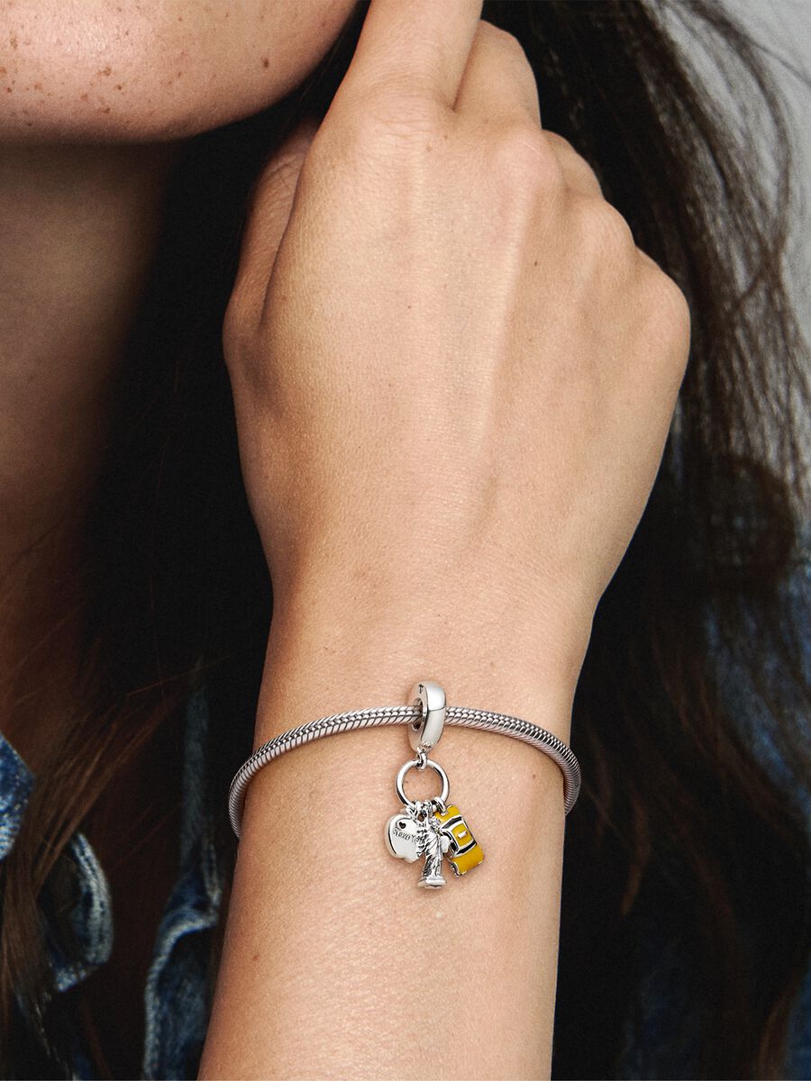 Symbols of New York City Dangle Charm
Sterling silver