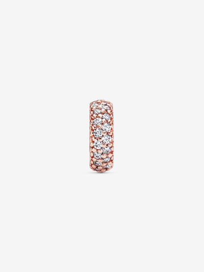 Clear Sparkle Spacer Charm
