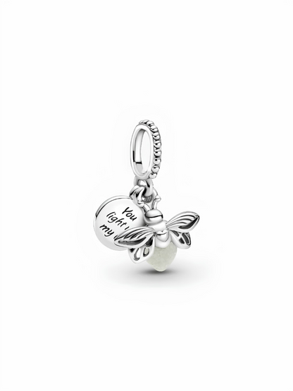 Glow-in-the-dark Firefly Dangle Charm