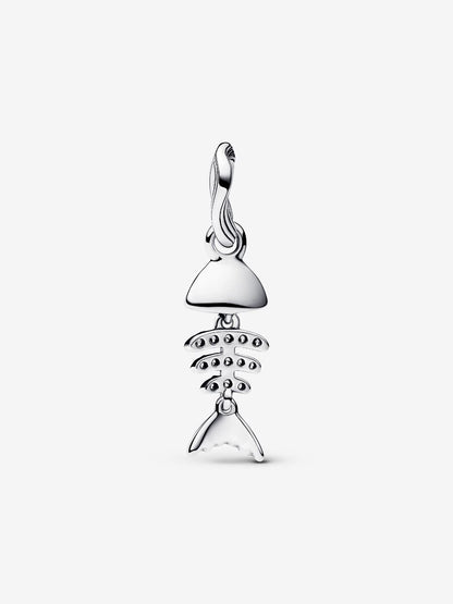 Turquoise-coloured Fishbone Dangle Charm