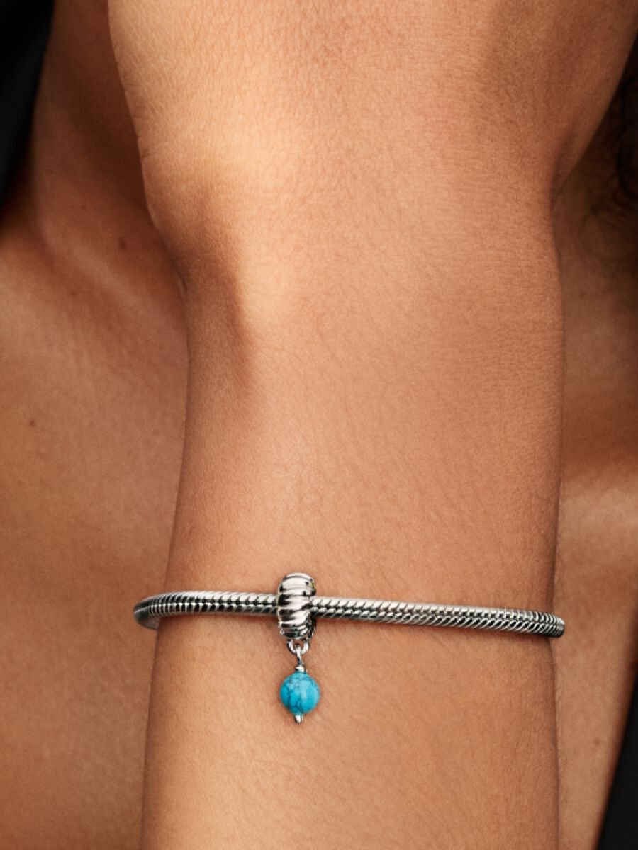 Turquoise-coloured Dangle Charm
