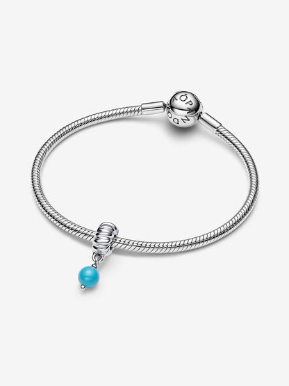 Turquoise-coloured Dangle Charm