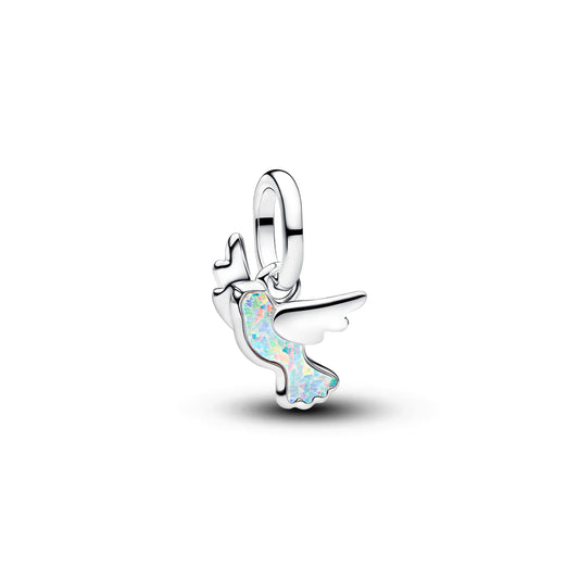 White Dove Mini Dangle Charm