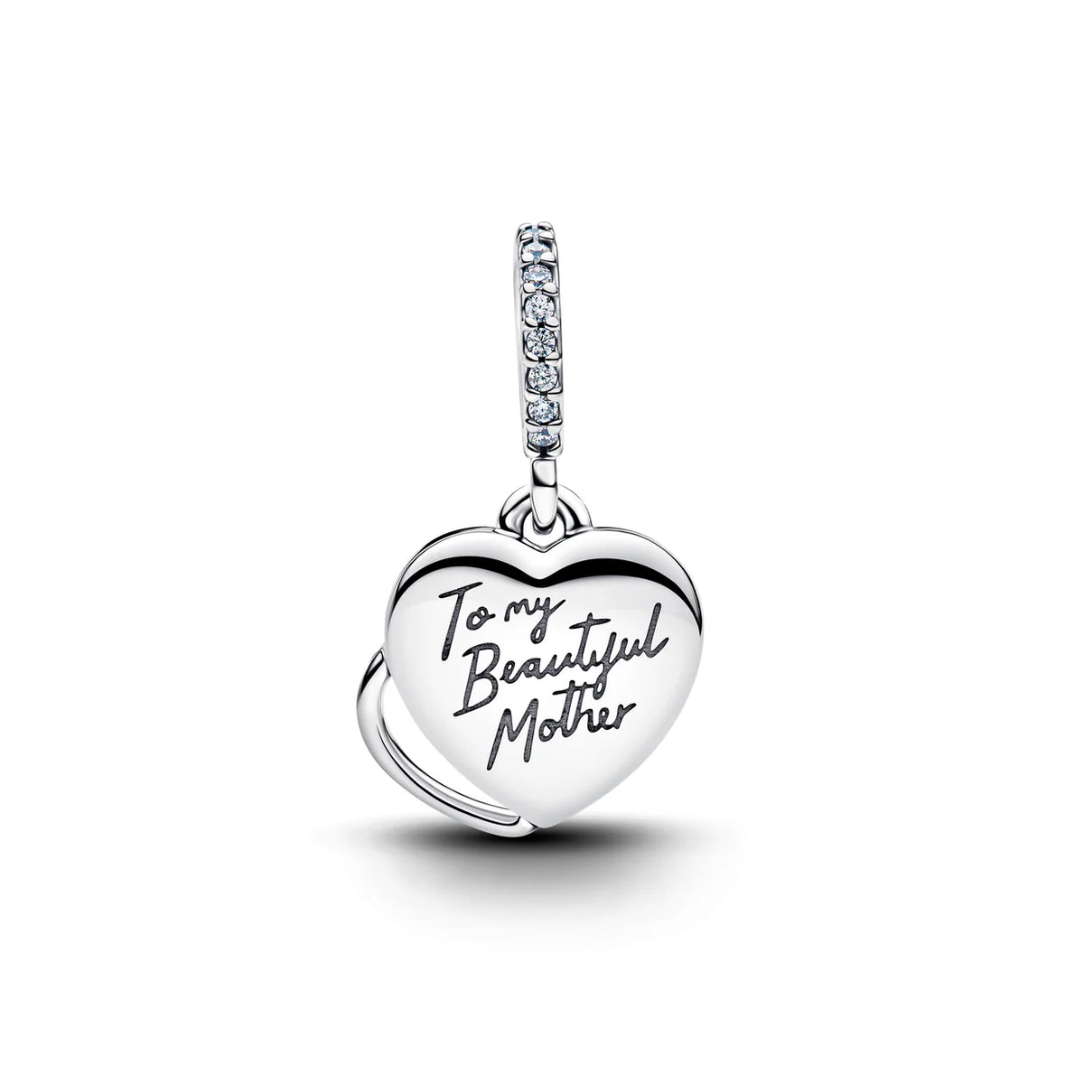 Beautiful Mother Double Dangle Charm