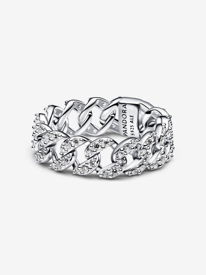 Pavé Cuban Chain Ring