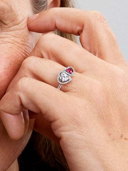 Halo Hearts Ring