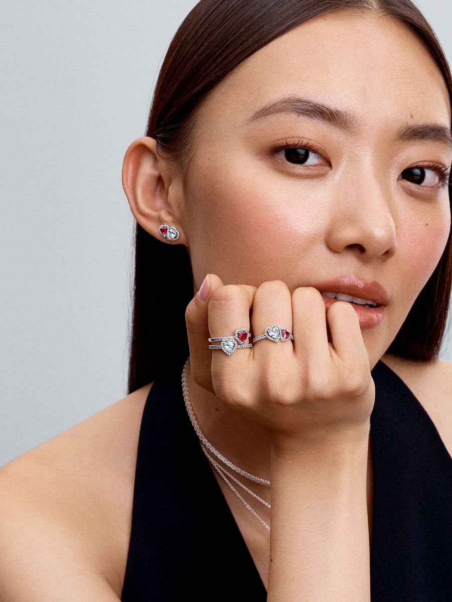 Halo Hearts Ring