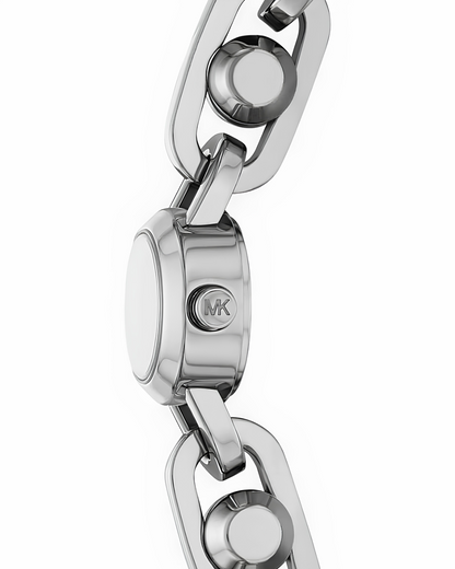 Mini Astor Link Silver-Tone Bracelet Watch