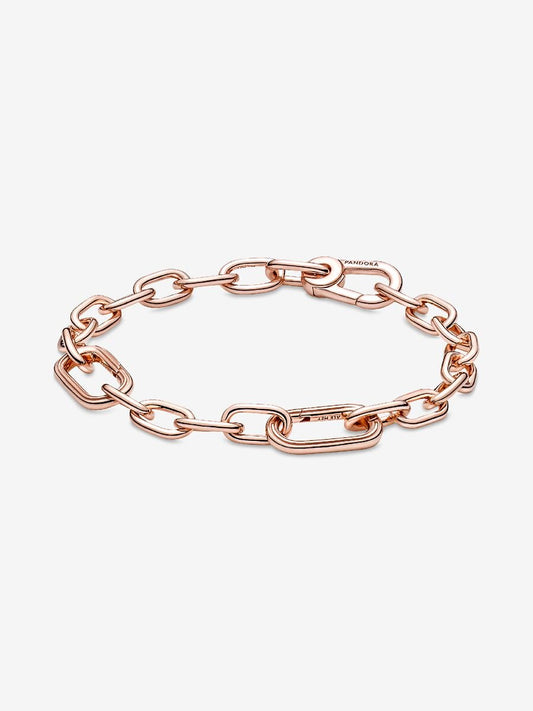 ME Small-Link Chain Bracelet
14k rose gold plating