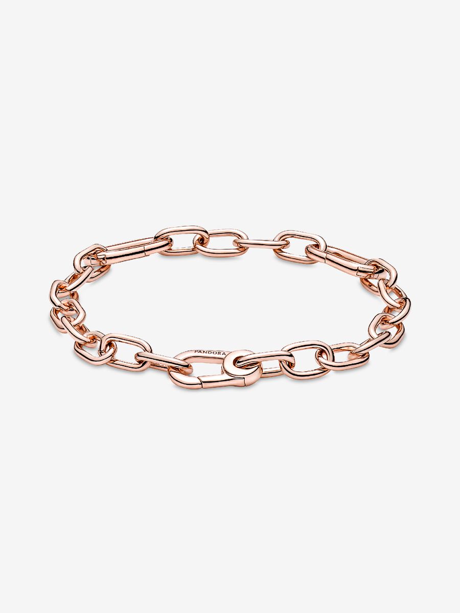 ME Small-Link Chain Bracelet
14k rose gold plating