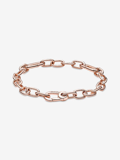 ME Small-Link Chain Bracelet
14k rose gold plating