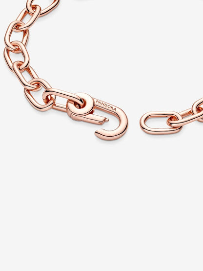 ME Small-Link Chain Bracelet
14k rose gold plating