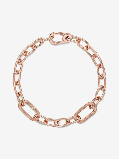 ME Small-Link Chain Bracelet
14k rose gold plating