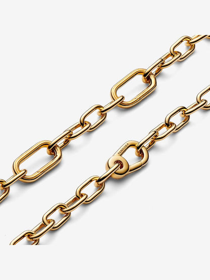 ME Small-Link Chain Bracelet
14k gold plating
